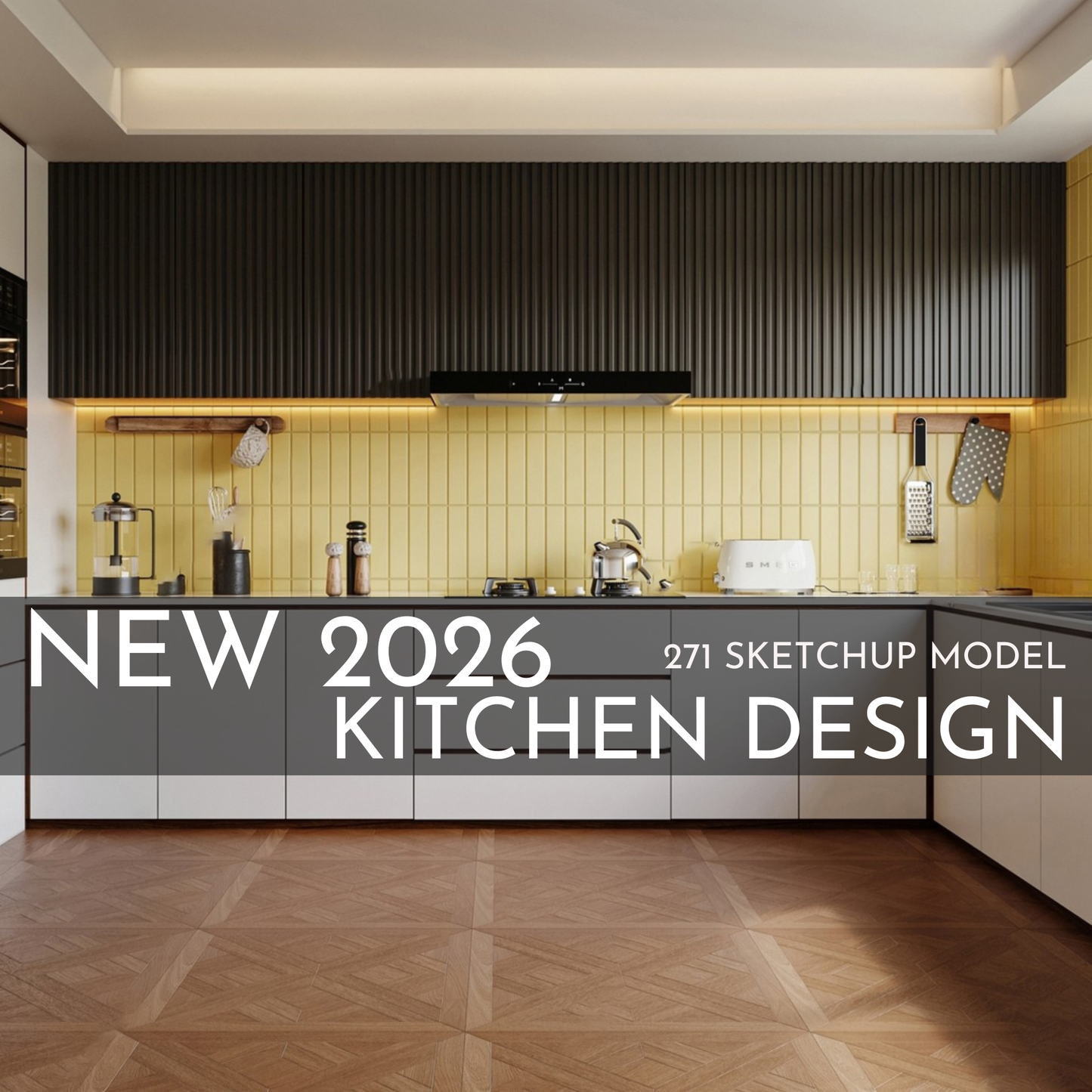 271 Kitchen SketchUp 3D Models | 2026 New Design | Interior Asset Pack
