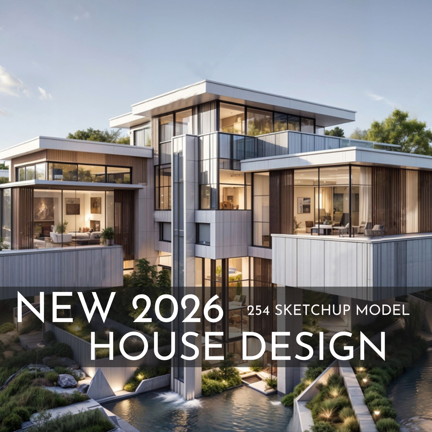 254 House Design SketchUp 3D Models | 2026 New Interior Design Bundle