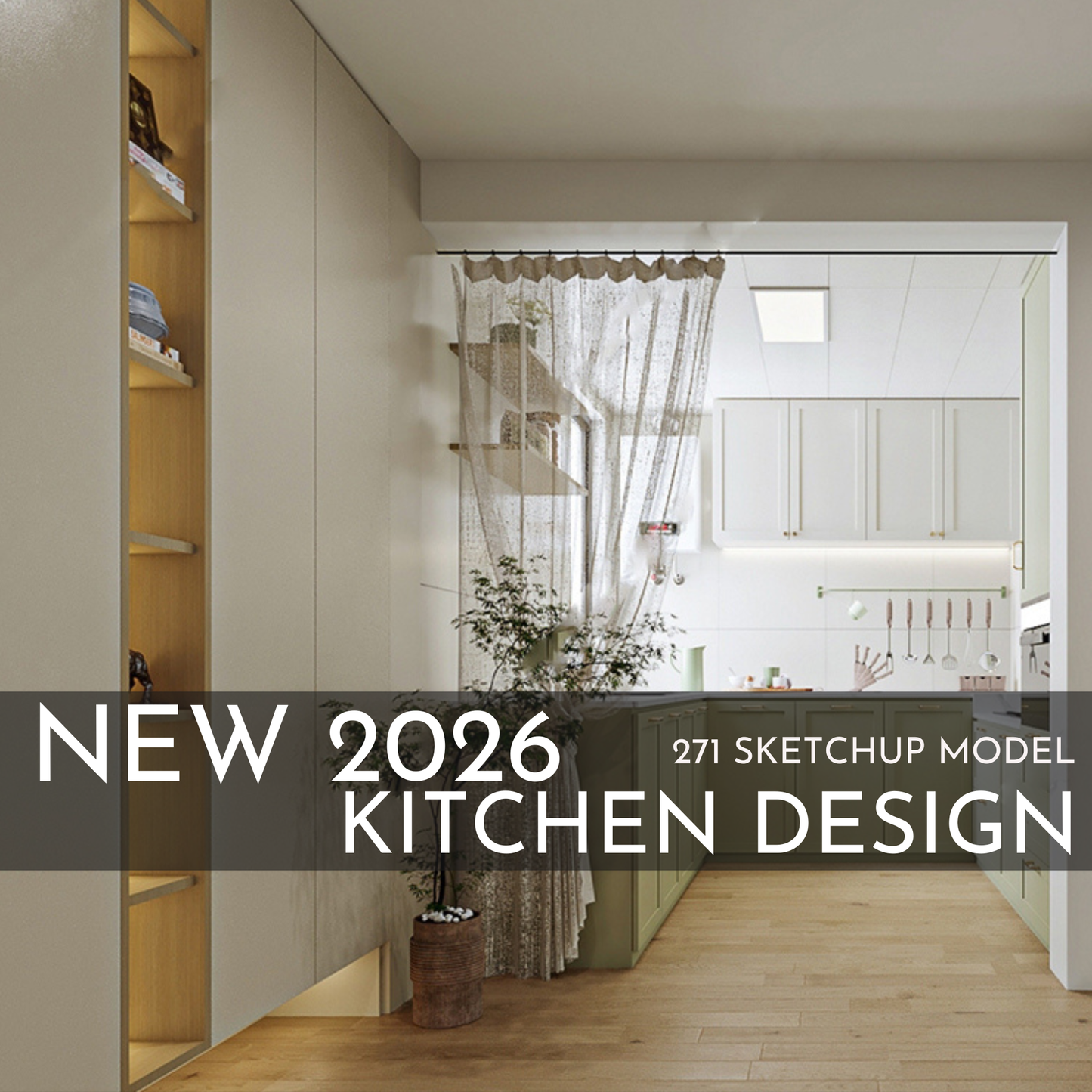 271 Kitchen SketchUp 3D Models | 2026 New Design | Interior Asset Pack
