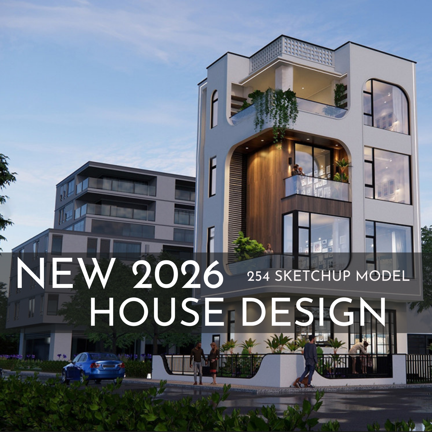 254 House Design SketchUp 3D Models | 2026 New Interior Design Bundle