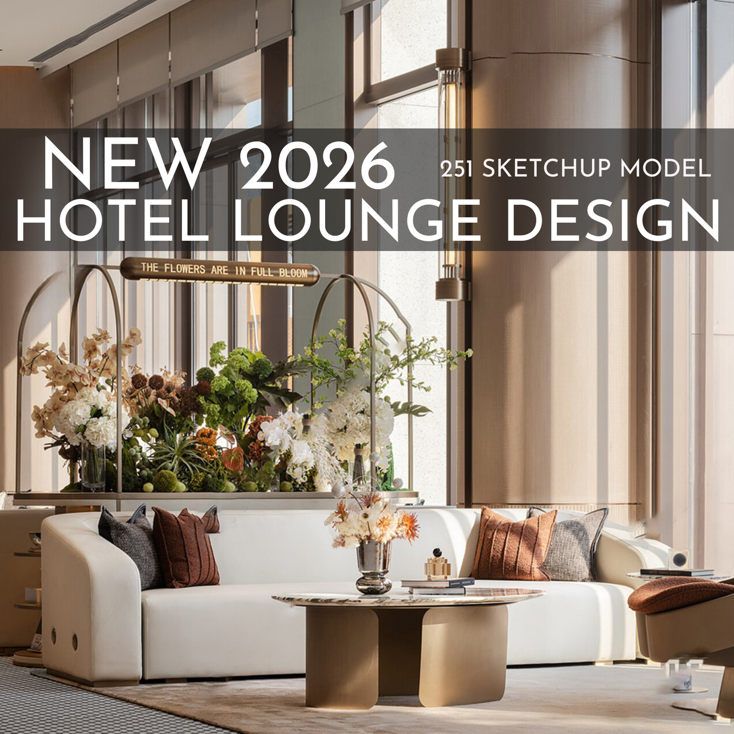 251 Hotel Lounge SketchUp 3D Models | 2026 Interior Design Asset Pack