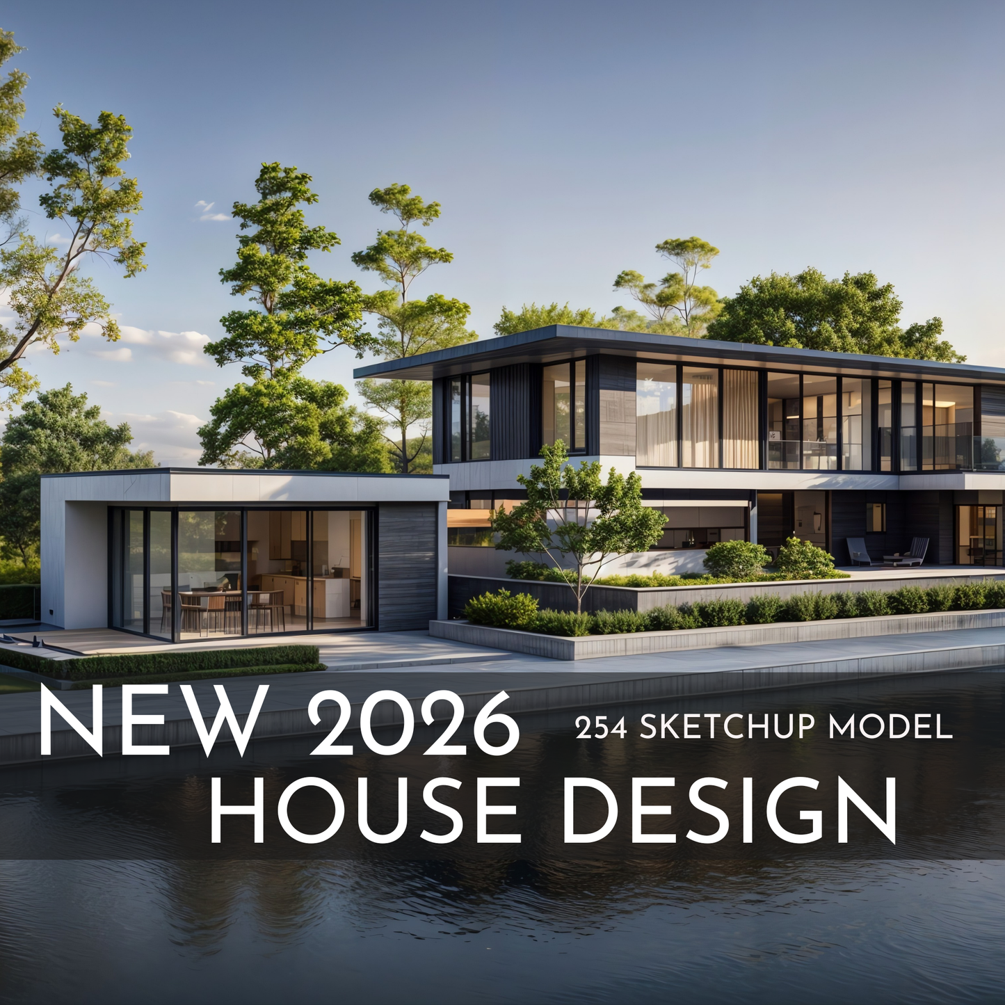 254 House Design SketchUp 3D Models | 2026 New Interior Design Bundle