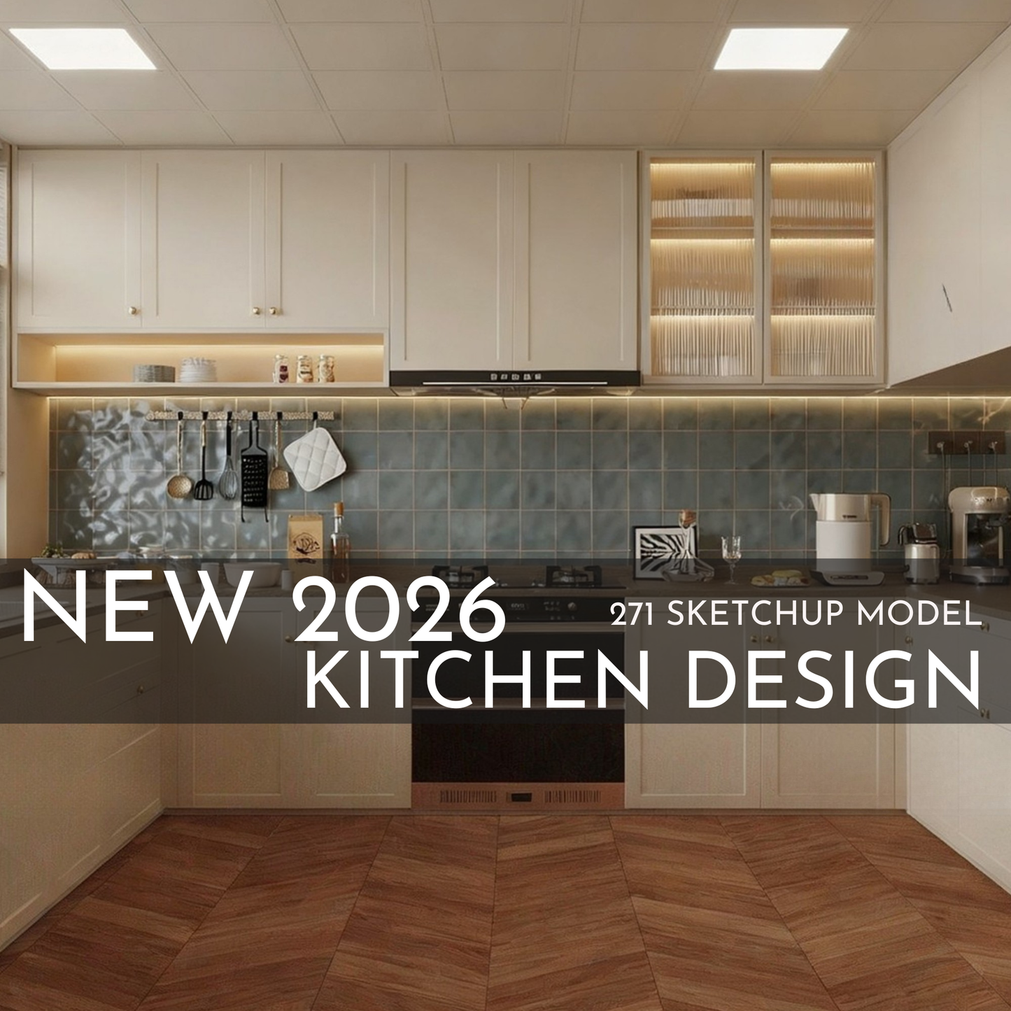 271 Kitchen SketchUp 3D Models | 2026 New Design | Interior Asset Pack