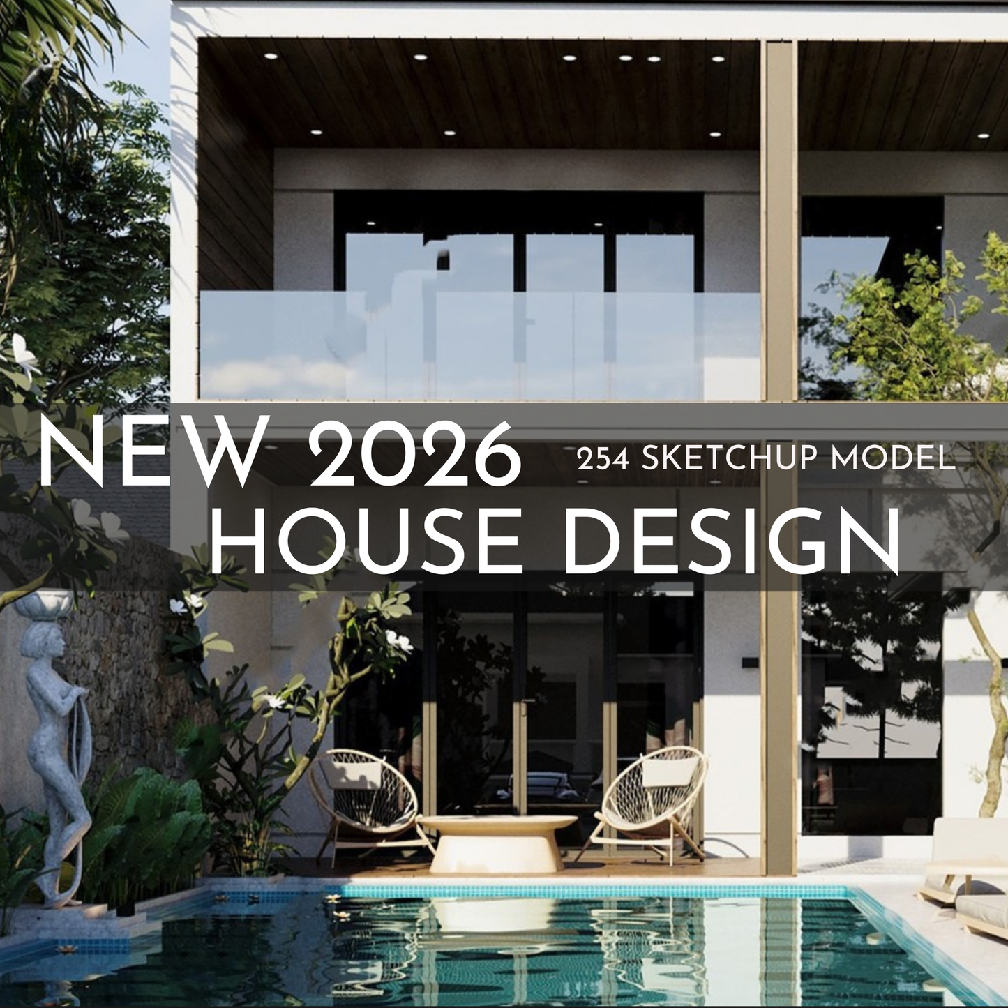 254 House Design SketchUp 3D Models | 2026 New Interior Design Bundle