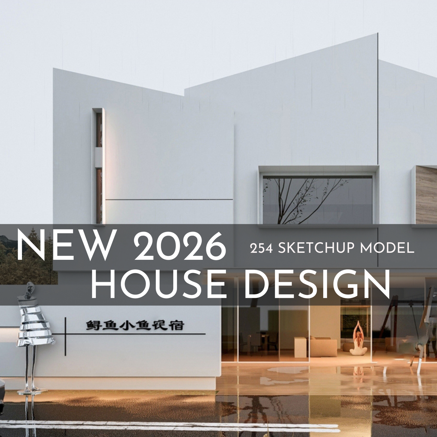 254 House Design SketchUp 3D Models | 2026 New Interior Design Bundle