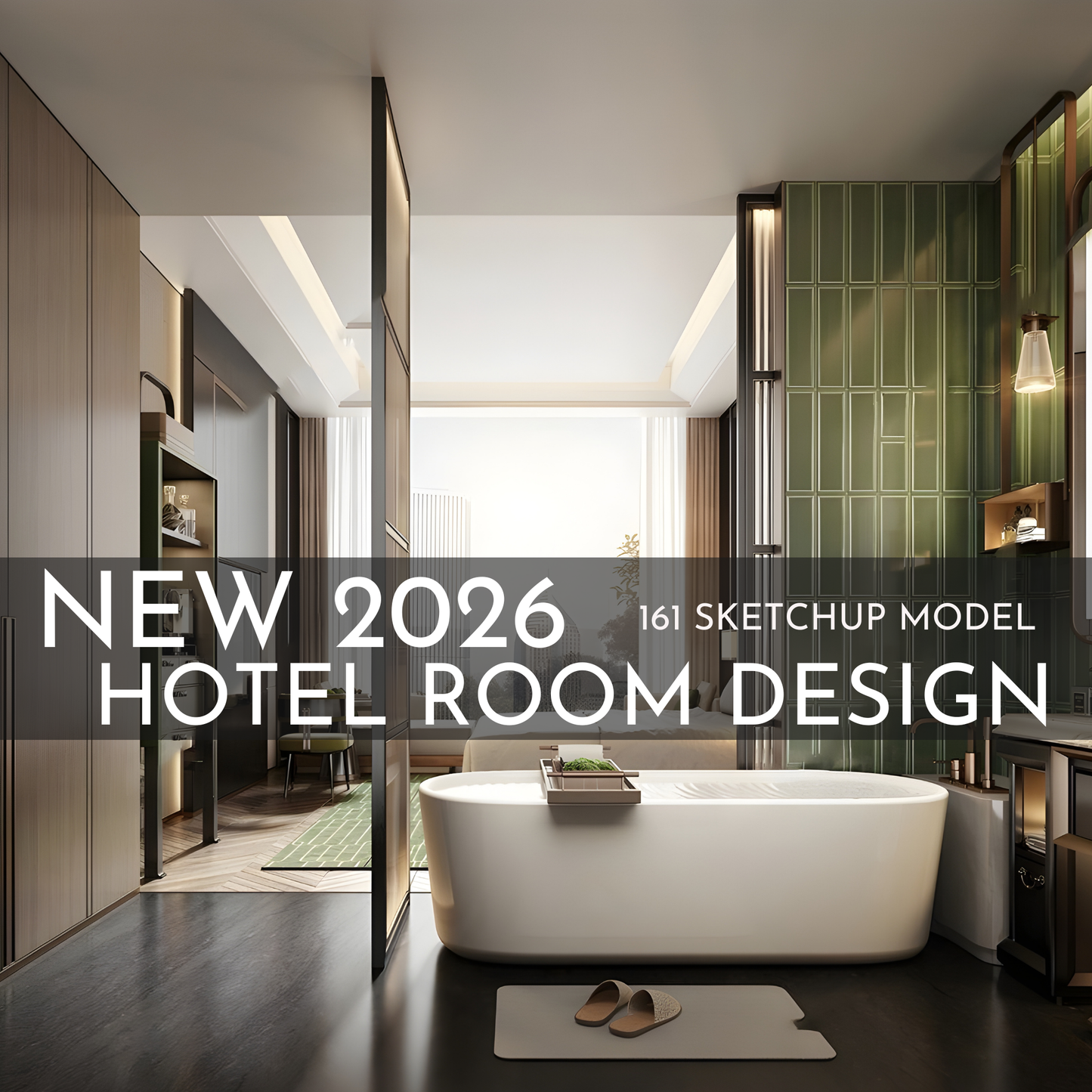 161 Hotel Room Design SketchUp 3D Models | 2026 New Design | Interior Asset Pack