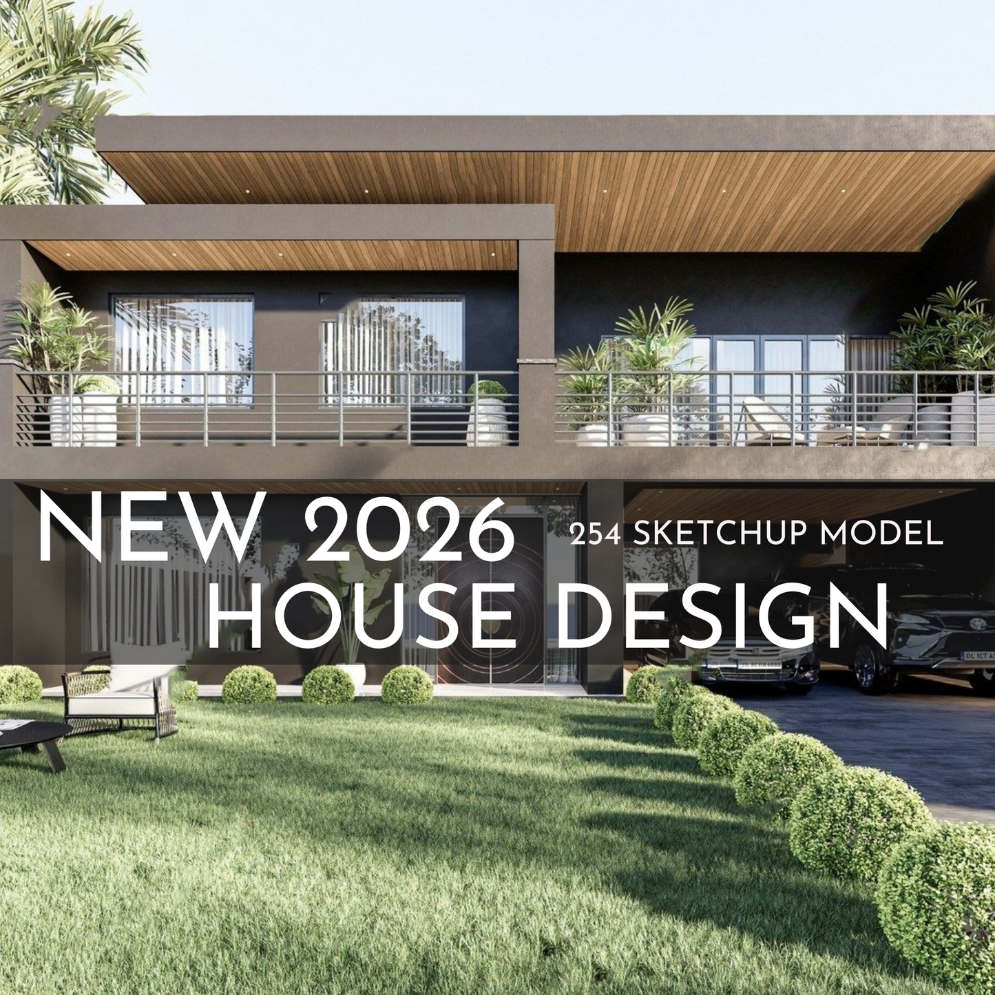 254 House Design SketchUp 3D Models | 2026 New Interior Design Bundle