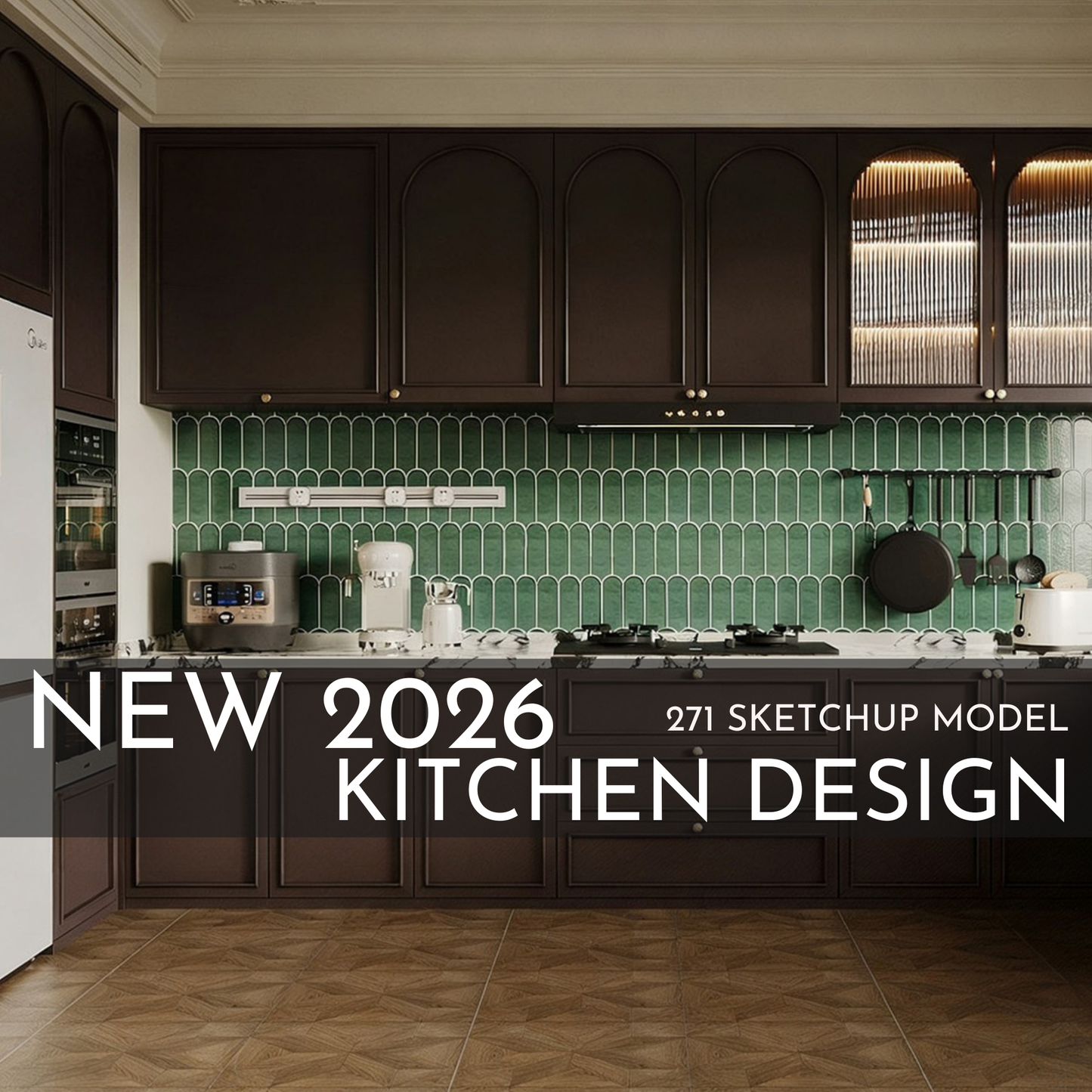 271 Kitchen SketchUp 3D Models | 2026 New Design | Interior Asset Pack