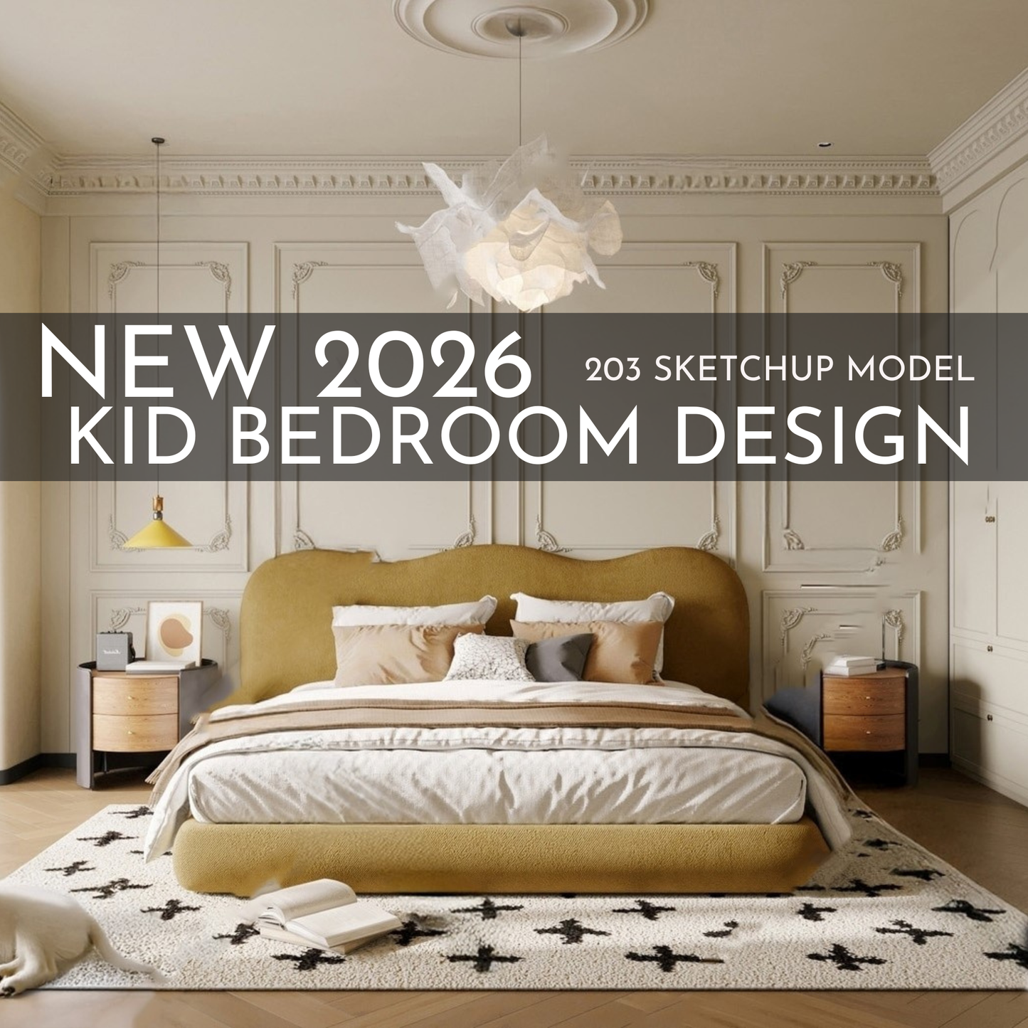 2026 New Kid Bedroom Design – 203 SketchUp 3D Models | Interior Asset Pack