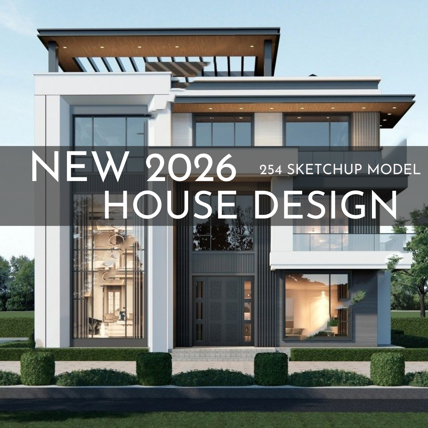 254 House Design SketchUp 3D Models | 2026 New Interior Design Bundle