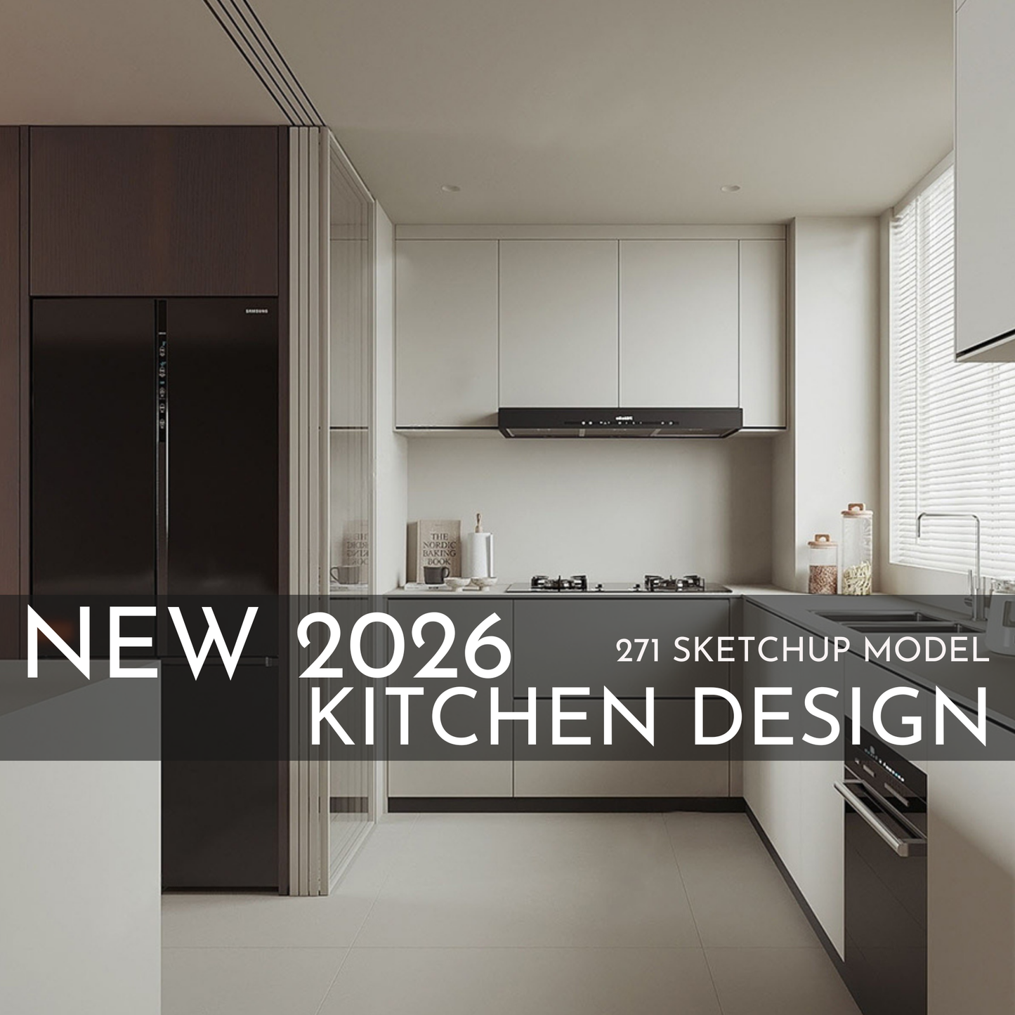 271 Kitchen SketchUp 3D Models | 2026 New Design | Interior Asset Pack