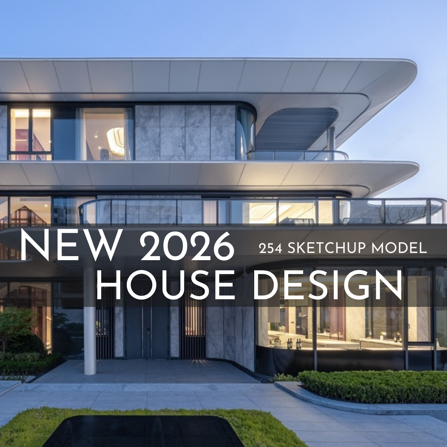 254 House Design SketchUp 3D Models | 2026 New Interior Design Bundle