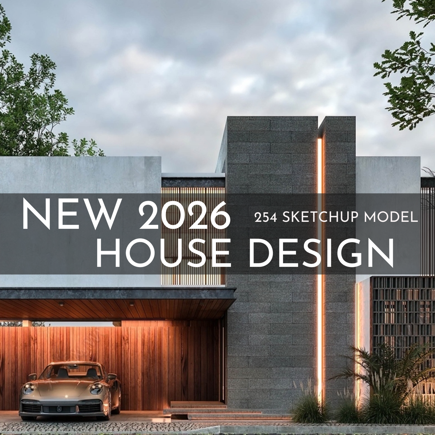 254 House Design SketchUp 3D Models | 2026 New Interior Design Bundle